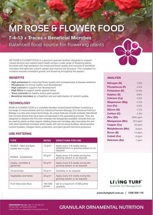 MP Rose & Flower Food - 20kg