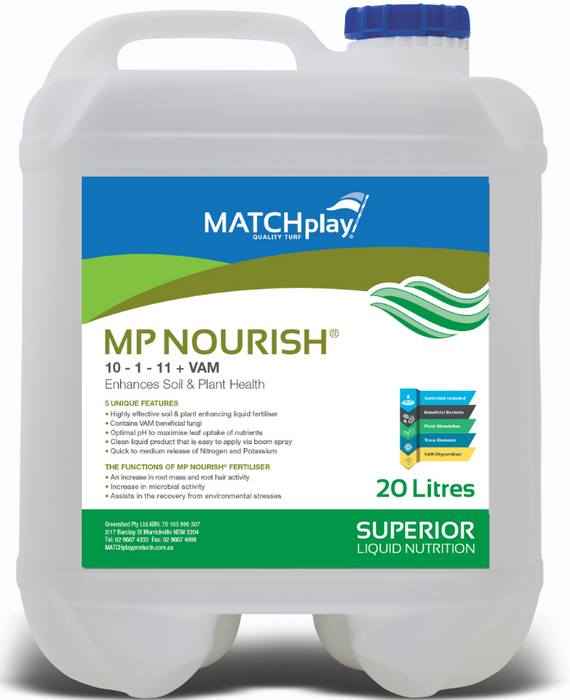 MP Nourish Superior Liquid Nutrition (10-1-11) + Biostimulants - 20L