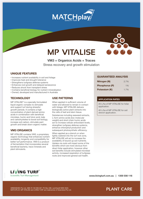 MP Vitalise Liquid Biostimulant - 20L