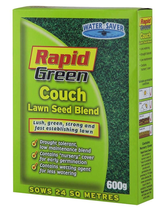 Rapid Green Couch Lawn Seed Blend - 600gm