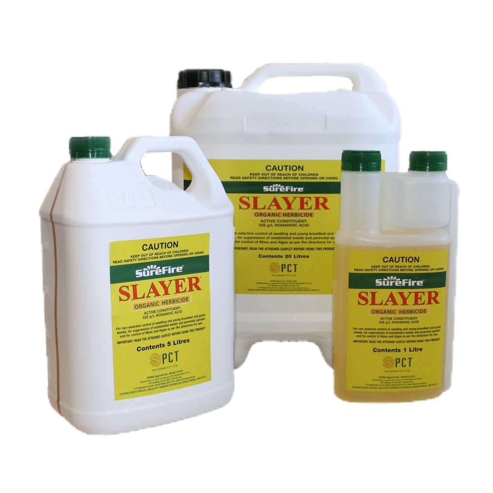 weed slayer organic herbicide Surefire Slayer Organic Herbicide