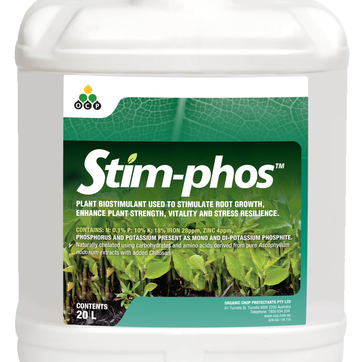 Stim-Phos Plant Biostimulant 20L — Hunter Lawn Care Supplies