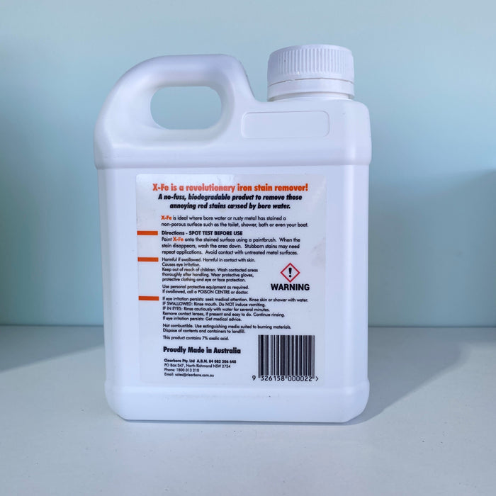 X-Fe Iron Stain Remover